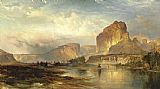 Cliffs of Green River by Thomas Moran